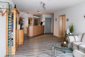 Kuchyň nebo kuchyňský kout v ubytování Hotel garni Hopfengold