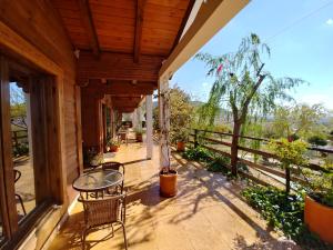 Balkón alebo terasa v ubytovaní Casa del Valle, Lodges