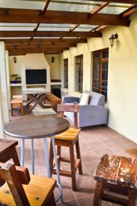 Zona de estar de Kleinbosch Lodge