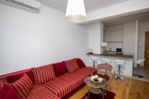 Posezení v ubytování Apartment with sea view + 24 fotografií