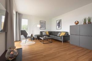 Χώρος καθιστικού στο Appartement "Seaside" - Oase am Haff