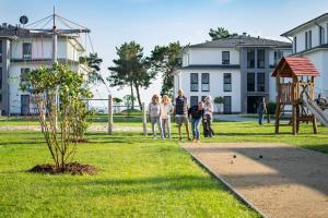 Gäste, die in der Unterkunft Appartement "Karat" mit Penthouseflair - Oase am Haff übernachten