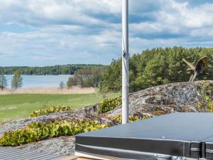 a view from the roof of a house at Holiday Home Villa pääsky by Interhome in Karuna