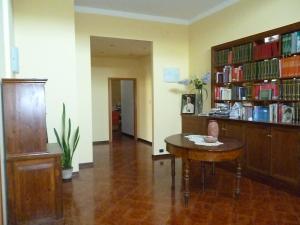 Knihovna v bed and breakfast