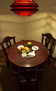 Hotel Pokhara Grande italokat is kínál