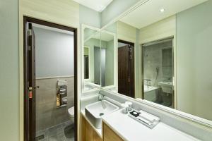 Koupelna v ubytování Notte La Mia Hotel