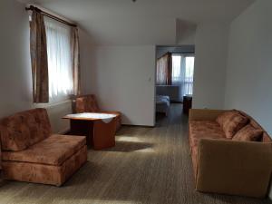 Posezení v ubytování Guest House Boba