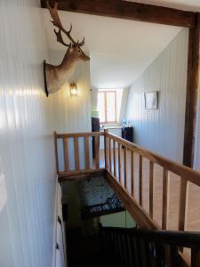 Postel nebo postele na pokoji v ubytování L'Ancien Presbytère Chambres D'hote ou Gite