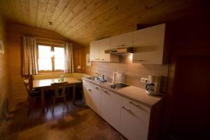 Köök või kööginurk majutusasutuses Haus Ritzenspitze
