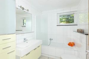 Koupelna v ubytování Ferienhaus Grappa