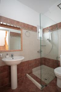 A bathroom at Villa Kairos Naxos