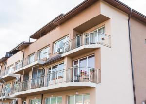 A balcony or terrace at Apartment Petya
