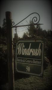 Certifikát, hodnocení, plakát nebo jiný dokument vystavený v ubytování Windrush on Hogsback