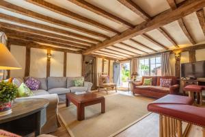 A seating area at The Old Post Office 