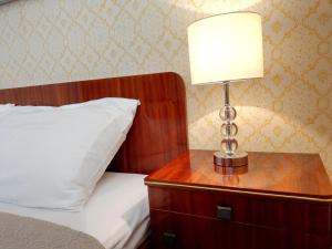 Ein Bett oder Betten in einem Zimmer der Unterkunft Holiday House Palma