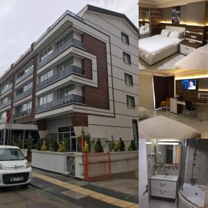 TV a/nebo společenská místnost v ubytování ANKARA ATLANTİK OTEL