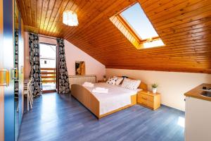 Posteľ alebo postele v izbe v ubytovaní Vacation house Anna