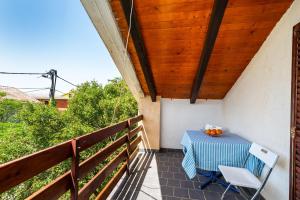 Balkón alebo terasa v ubytovaní Vacation house Anna