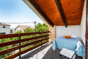 Balkón alebo terasa v ubytovaní Vacation house Anna