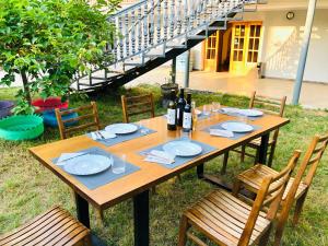 Zahrada ubytování Guesthouse Zedafoni