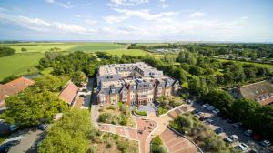 Letecký snímek ubytování Grand Hotel Ter Duin