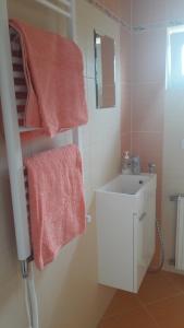 Koupelna v ubytování Apartmán Relax Hamry