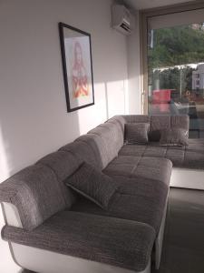 Posezení v ubytování Lunde Sea View Apartment