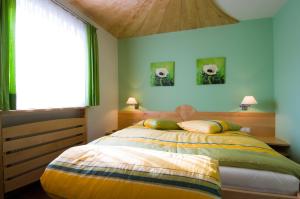 Katil atau katil-katil dalam bilik di Villa Anina
