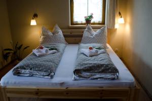 Postel nebo postele na pokoji v ubytování Apartmány Terra