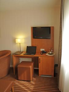 TV a/nebo společenská místnost v ubytování Hotel Nothwang