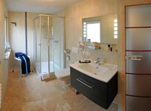 Koupelna v ubytování Hotel Nothwang