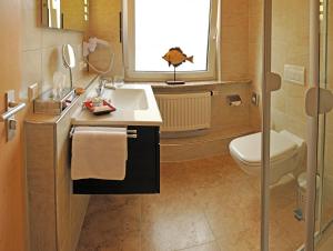 Koupelna v ubytování Hotel Nothwang
