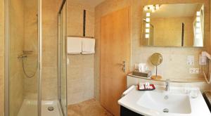 Koupelna v ubytování Hotel Nothwang
