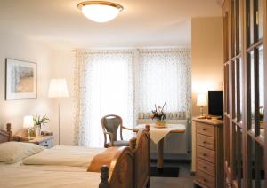 Katil atau katil-katil dalam bilik di Gasthof Bad Hopfenberg