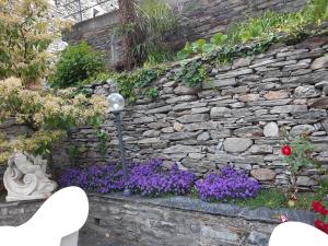 A garden outside Hotel Soazza