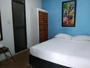 Postel nebo postele na pokoji v ubytování Hotel B & C