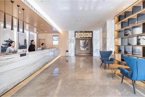 武漢木蘭陂商大廈亞朵酒店休息區