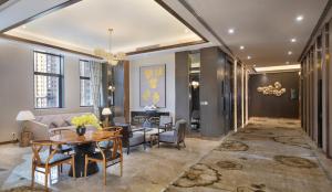 Posezení v ubytování Shenyang Huaqiang Novlion Hotel