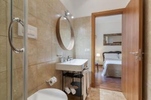Koupelna v ubytování Vatican Domus Smart Rooms