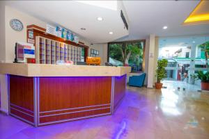 The lobby or reception area at Private Hotel