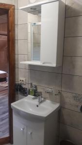Ένα μπάνιο στο BEE HOUSE Поляниця Апартаменти +10 φωτογραφίες