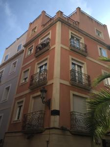 Bygningen som lejligheden ligger i