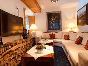 TV a/nebo společenská místnost v ubytování Hotel Berghof