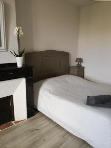 Postel nebo postele na pokoji v ubytování Appartement du GET