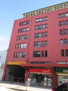 Budova, kde se aparthotel nachází