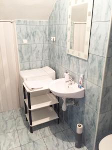 A bathroom at Apartman Marina
