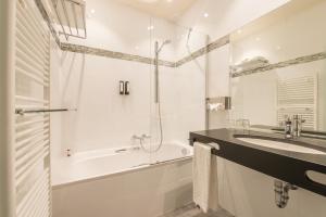 Koupelna v ubytování Boutique Hotel Die Swaene
