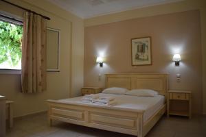 Posteľ alebo postele v izbe v ubytovaní Anesis Village Studios and Apartments
