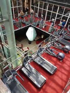 Fitness centrum a/nebo fitness zařízení v ubytování Mark Plaza Hotel