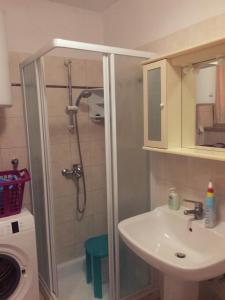 Et badeværelse på Apartment Vista